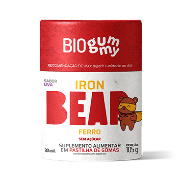 Biogummy Iron Bear Ferro em goma Biogummy Iron Bear Ferro em goma