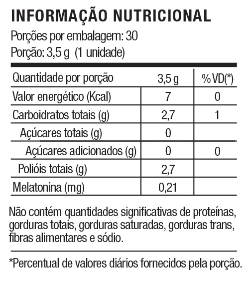 Tabela-Nutricional-Melatonina-Biogummy Tabela Nutricional Bio-Bloom Biogummy